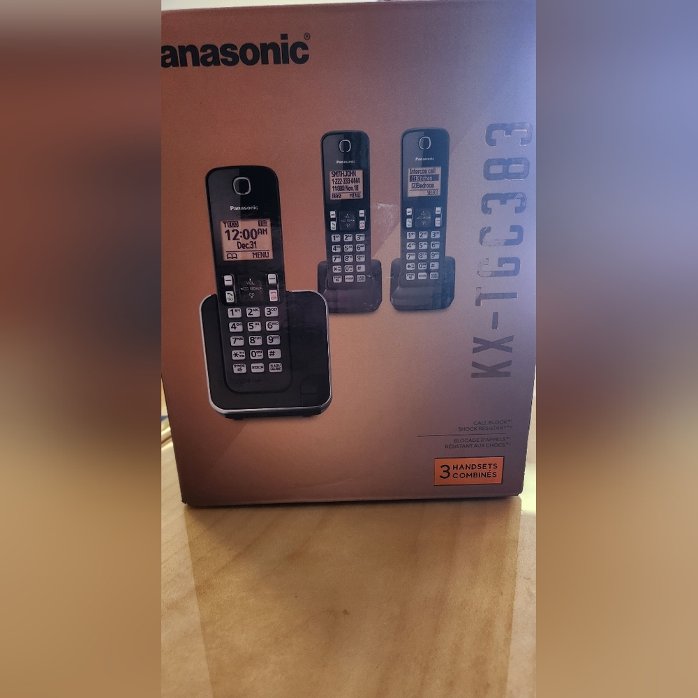 Panasonic Dect 6.0 Expandable Cordless Phones